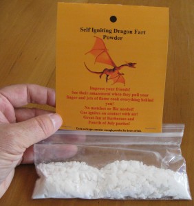 Self-Igniting Dragon Fart Powder