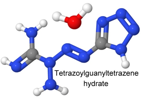 1-(5-tetrazolyl)-3-guanyl tetrazene hydrate